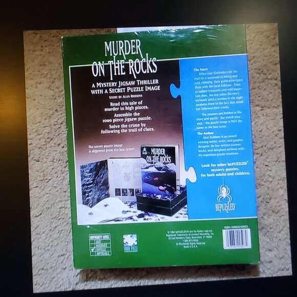 Murder on the Rocks Jigsaw Puzzle - Picture 2 of 2